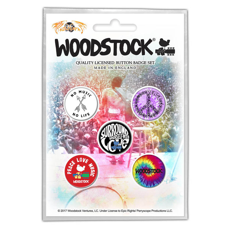WOODSTOCK - Official Surround Yourself / Button Badge