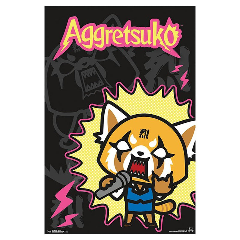 AGGRETSUKO - Official Rock Out / Poster