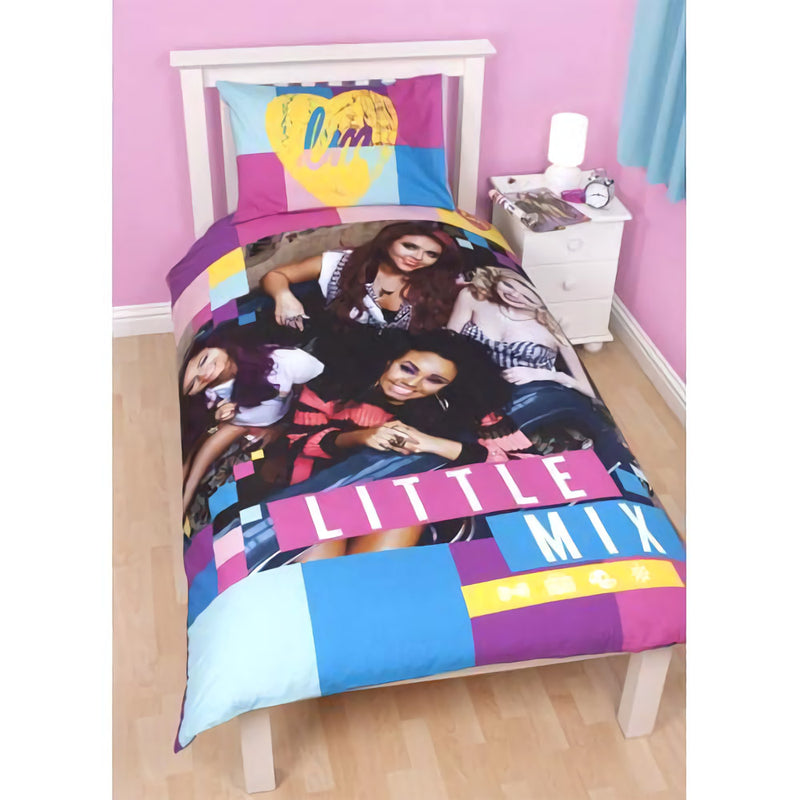 LITTLE MIX - Official Neon Single Bed Cover / Bedding