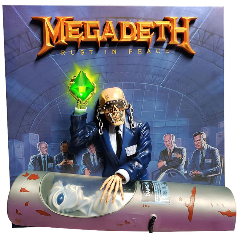 MEGADETH - Official Rust In Peace / 3D Vinyl / Limited Edition 1990 Pieces / Interior Figurine