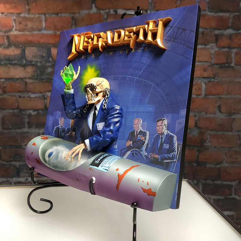 MEGADETH - Official Rust In Peace / 3D Vinyl / Limited Edition 1990 Pieces / Interior Figurine