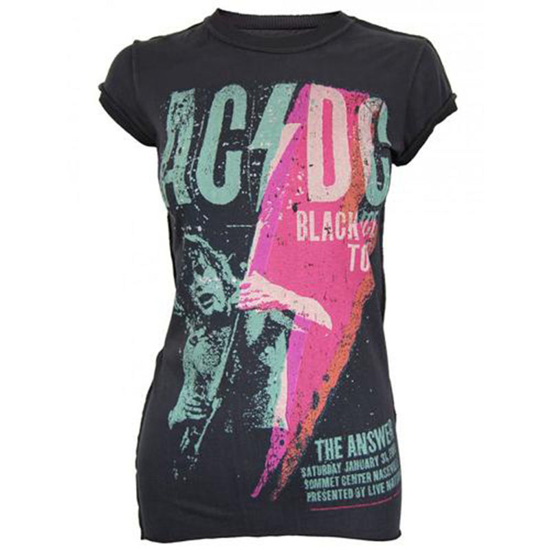 AC/DC - Official Black Ice Tour / Amplified (Brand) / T-Shirt / Women's