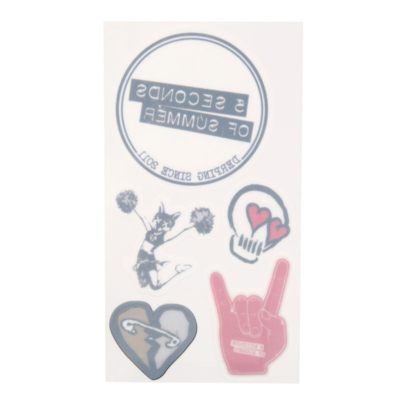 5 SECONDS OF SUMMER - Official Sticker Love Skull / Sticker