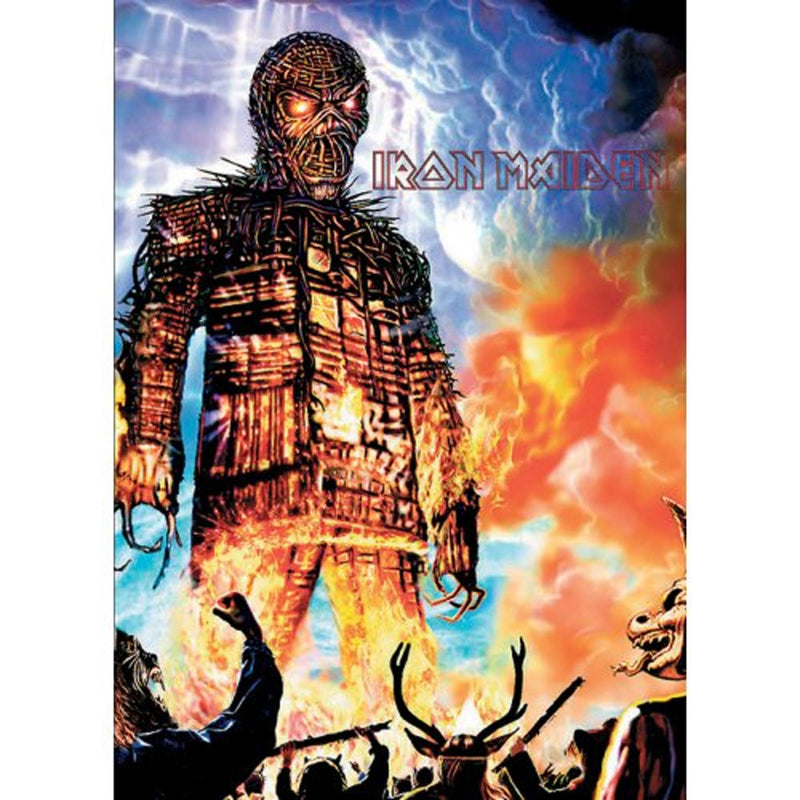 IRON MAIDEN - Official Wicker Post Card / Letters & Postcards