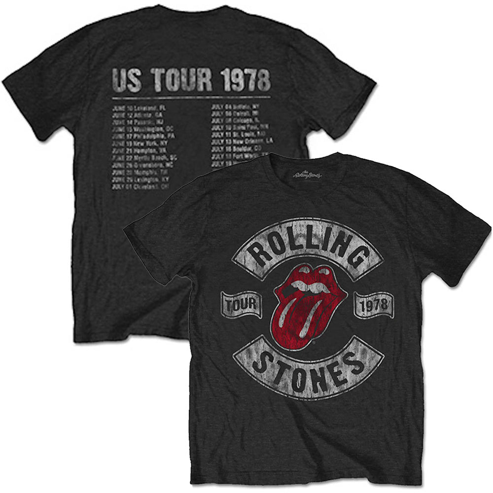 ROLLING STONES - Official Us Tour 1978 (Reprinted Tour T Series) / Bac