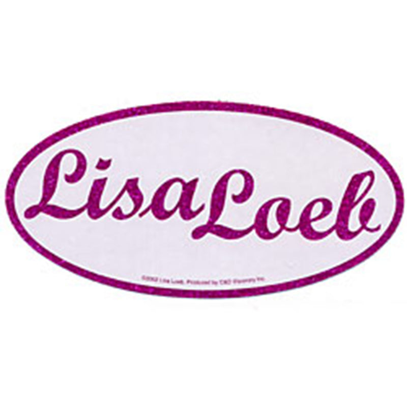LISA LOEB - Official Oval / Sticker
