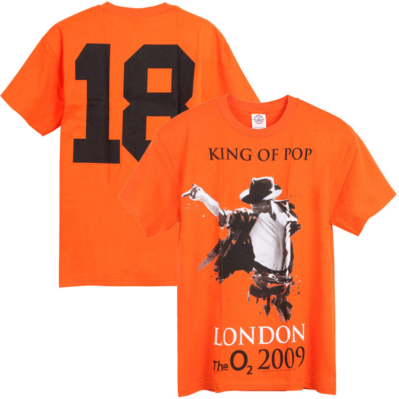 MICHAEL JACKSON - Official Yes London Show 18 Day Original Limited Edition T-Shirt / Print On The Back Of The Phantom / Collectable / Men's