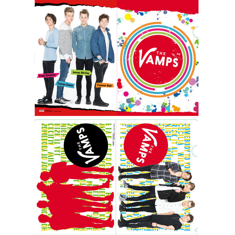 THE VAMPS - Official The Vamps Clear File Two Sets / Binders & File Folders
