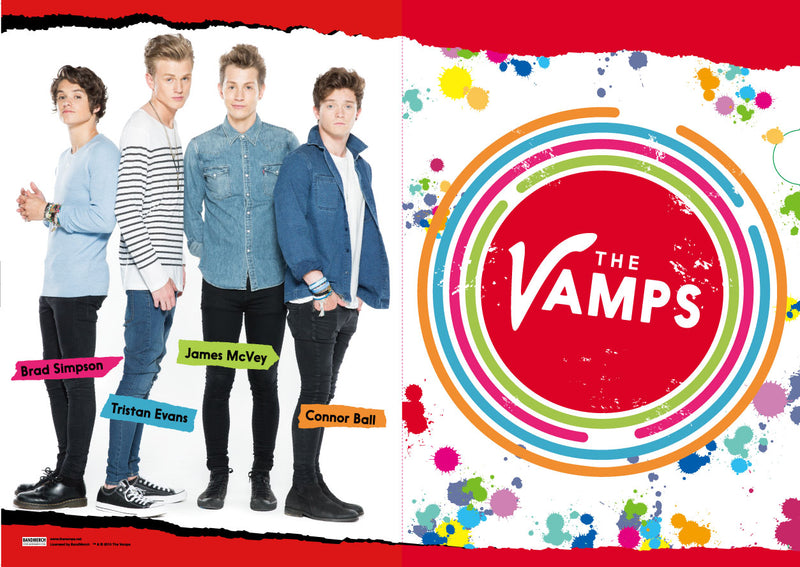 THE VAMPS - Official The Vamps Clear File Two Sets / Binders & File Folders