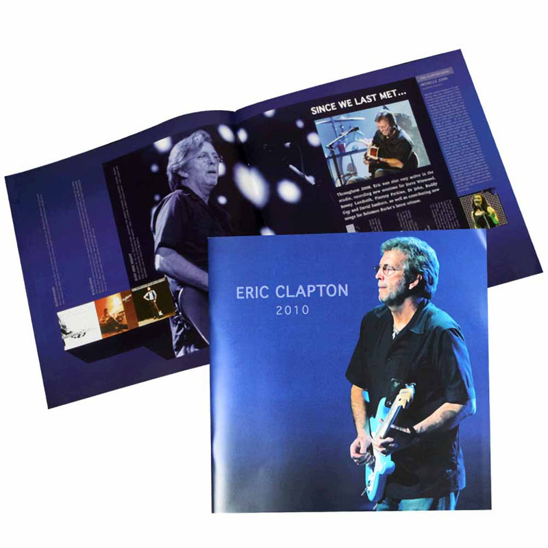 ERIC CLAPTON - Official Concert Venue Limited Edition 2010 North American Tour Program / Brochure