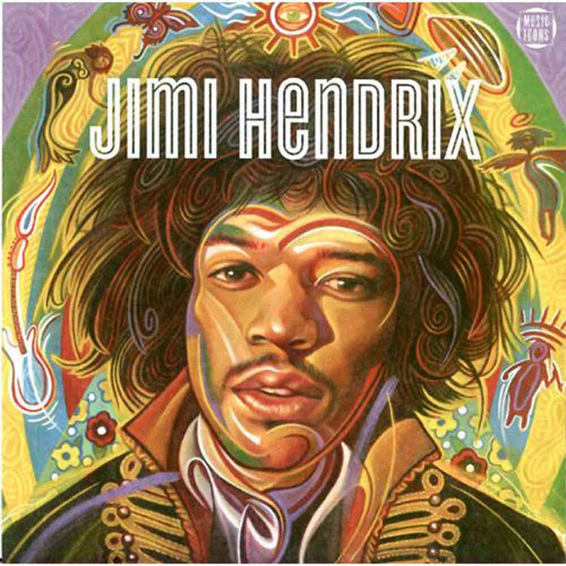 JIMI HENDRIX - Official Music Icons Souvenir Sheet / Stamps & Letters