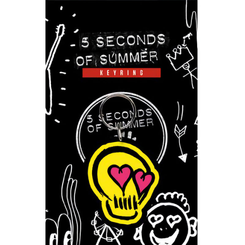 5 SECONDS OF SUMMER - Official Love Skull / keychain