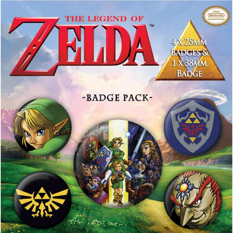 THE LEGEND OF ZELDA - Official Badge Pack / Button Badge