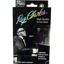 RAY CHARLES - Official Ear Buds In Window Box / Headphones