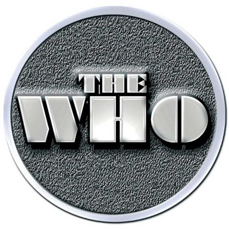 THE WHO - Official Stencil Logo / Button Badge
