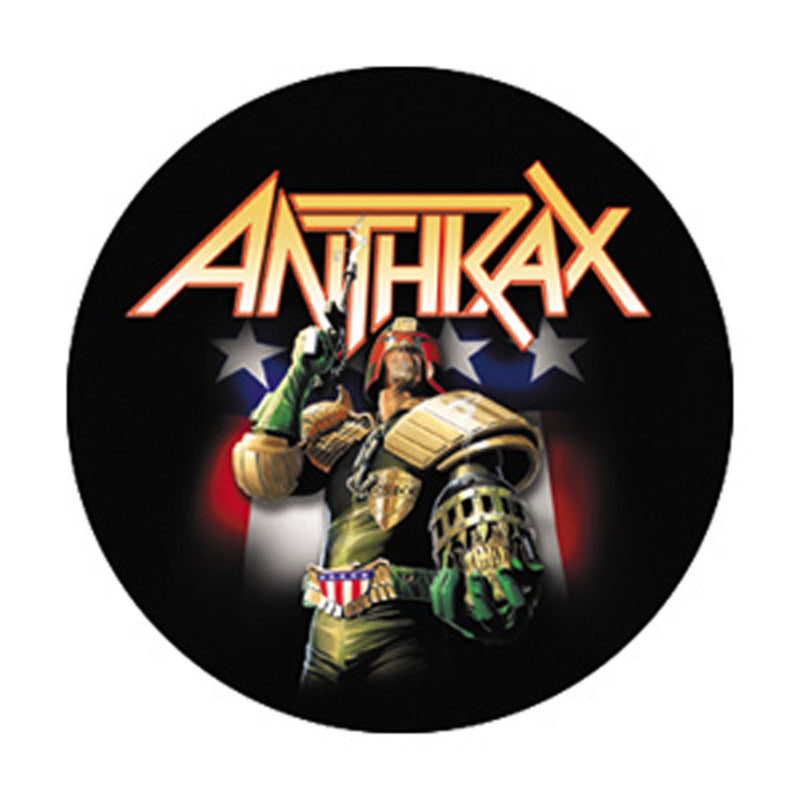 ANTHRAX - Official Dredd / Button Badge