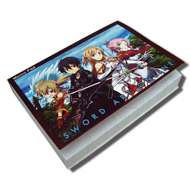 SWORD ART ONLINE - Official Group Memo Pad / Note & Notepad