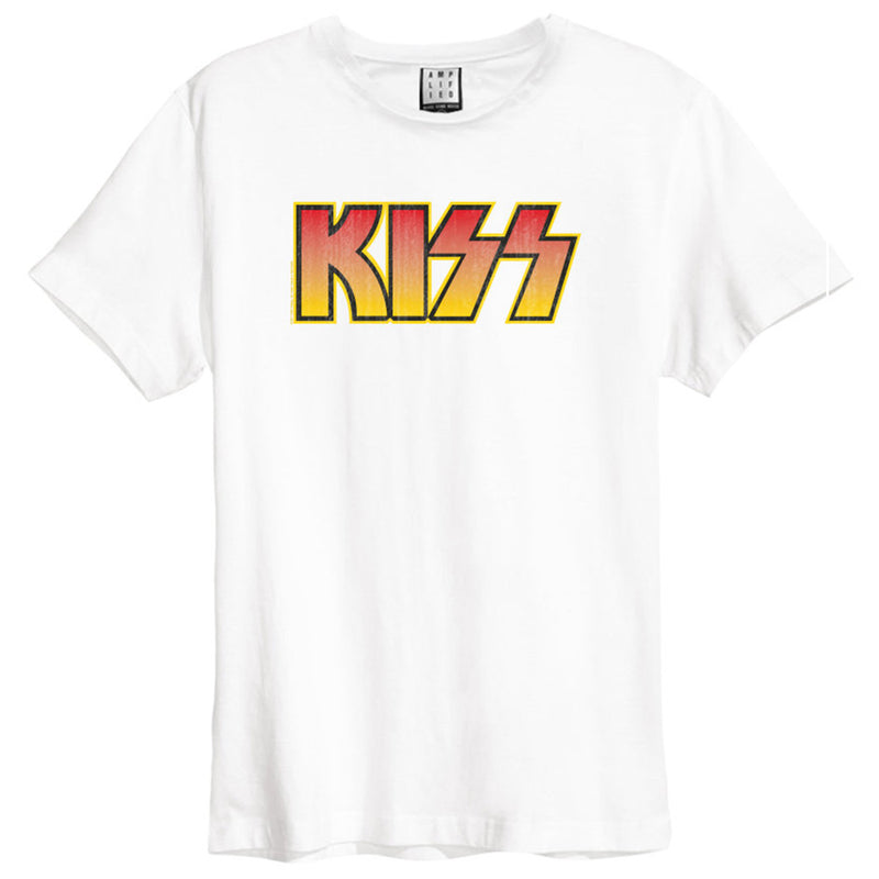 KISS - Official Classic Logo Distressed / Amplified (Brand) / T-Shirt / Men's