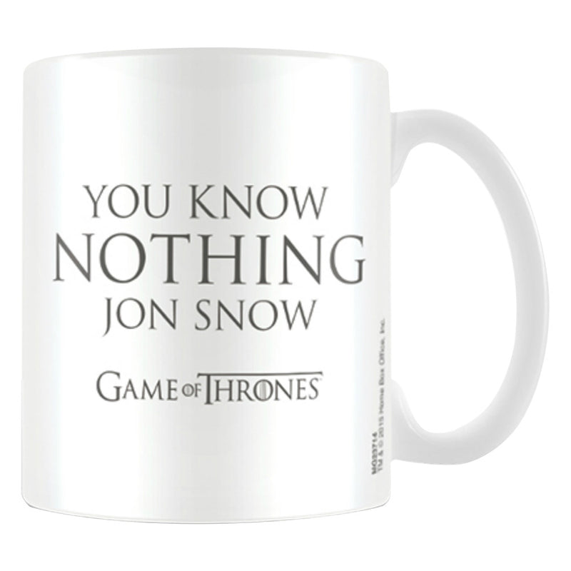 GAME OF THRONES - Official You Know Nothing Jon Snow / Mug