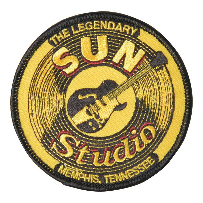 SUN STUDIO - Official Iron On Patches Guitar Logo / Patch