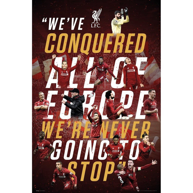 LIVERPOOL FC - Official Europe 2019 / Poster