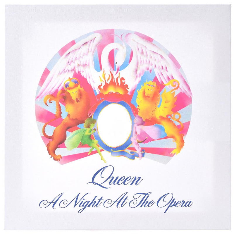 QUEEN - Official A Night At The Opera / Canvas Print Wooden Frame (40 × 40 × 3.8Cm) / Framed Print
