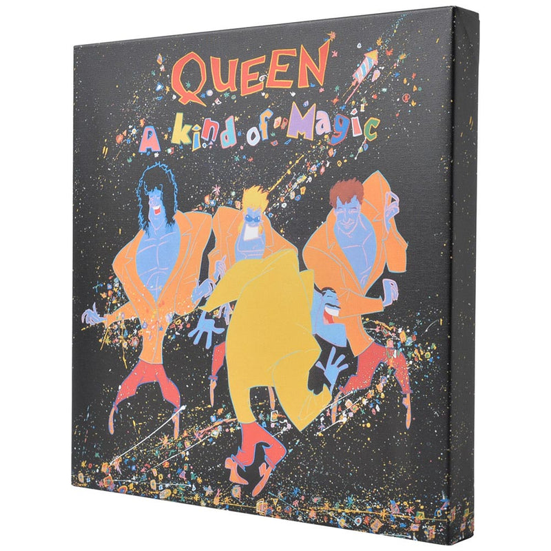 QUEEN - Official A Kind Of Magic / Canvas Print Wooden Frame (40 × 40 × 3.8Cm) / Framed Print