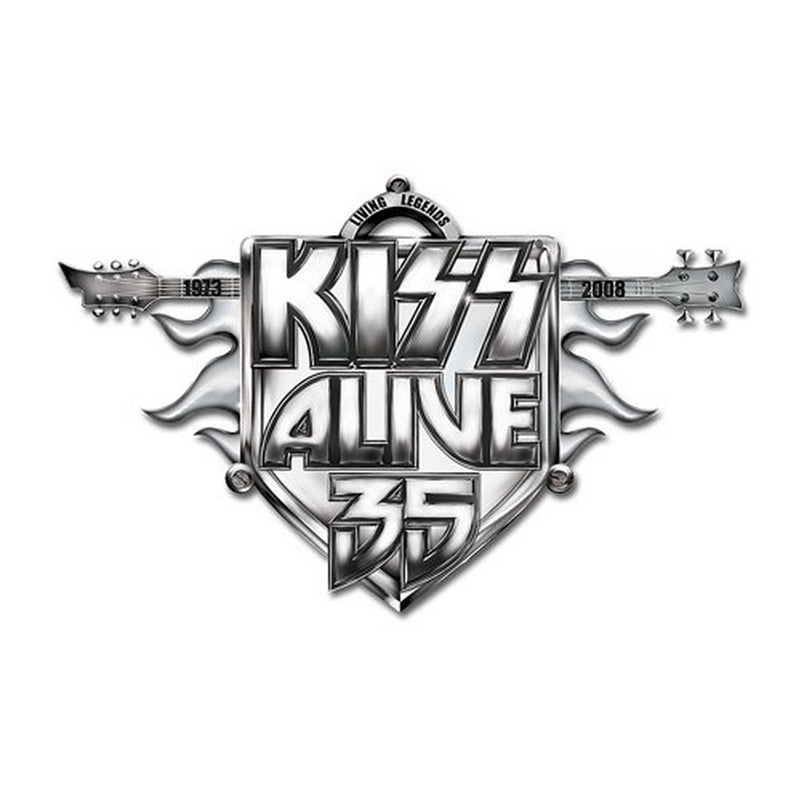 KISS - Official Alive 35 Tour / Button Badge