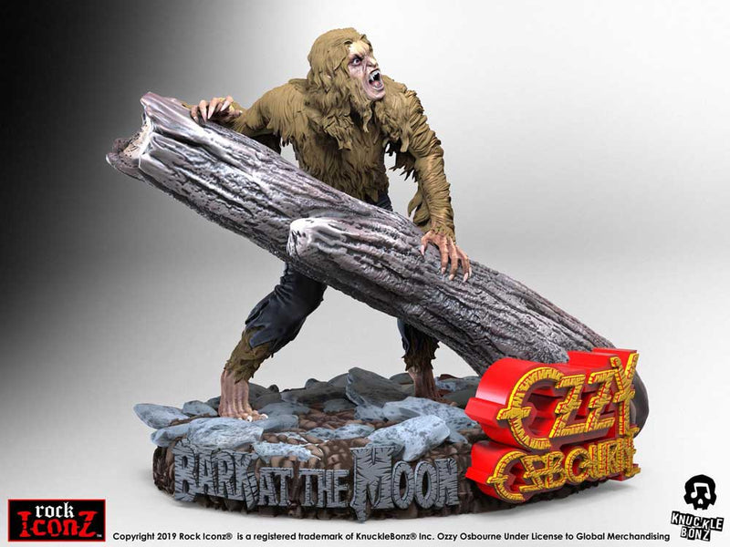 OZZY OSBOURNE - Official Bark At The Moon Rock Iconz Statue / World Limited 3000 Body / Statue