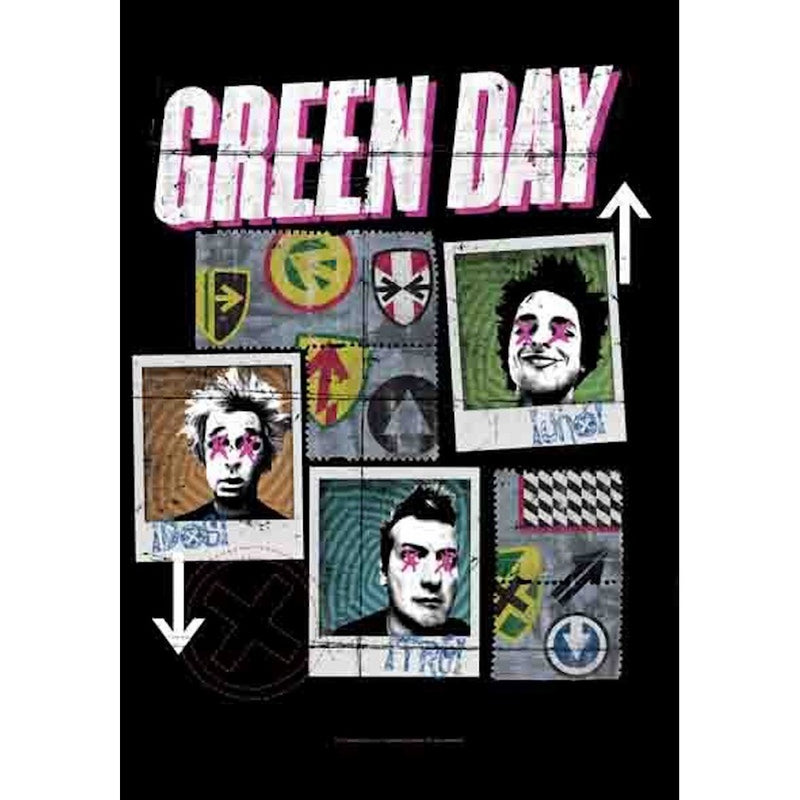 GREEN DAY - Official Uno Dos Tres / Fabric / Tapestry