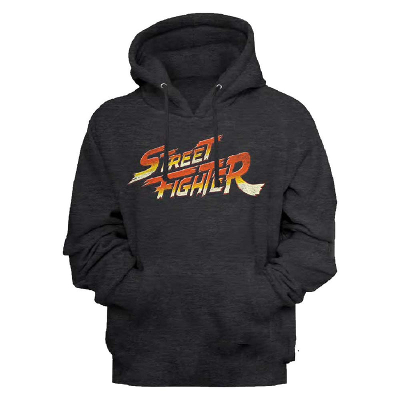STREET FIGHTER - Official Logo / Charcoal / Hoodie & Sweatshirt / Men's