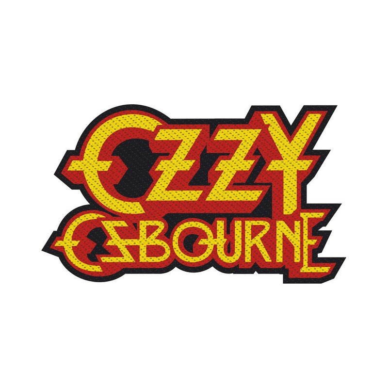 OZZY OSBOURNE - Official Logo Cut-Out / Patch