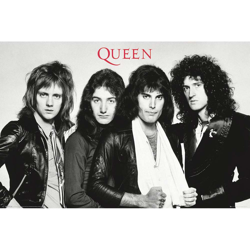 QUEEN - Official [Limited Edition Of 2,000 Sheets] Black & White - Compressed / Poster