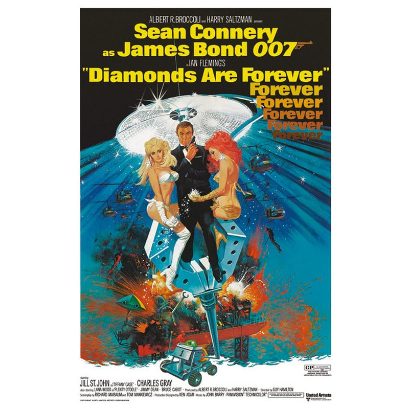 JAMES BOND - Official Diamonds Are Forever / Letters & Postcards