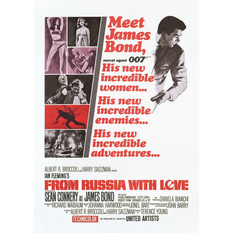 JAMES BOND - Official From Russia With Love / Letters & Postcards