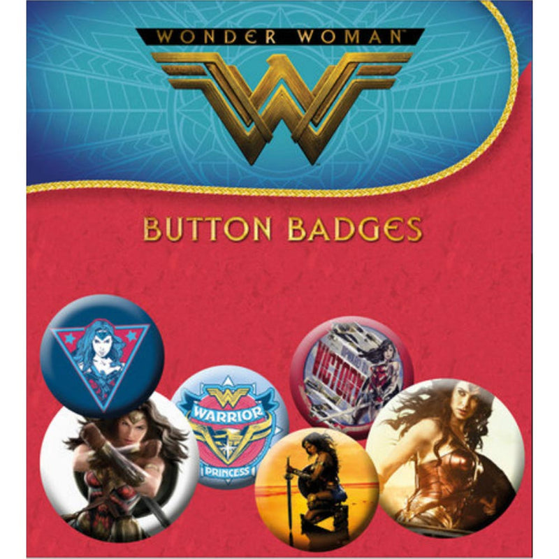 WONDER WOMAN - Official Mix 6 Pieces / Button Badge