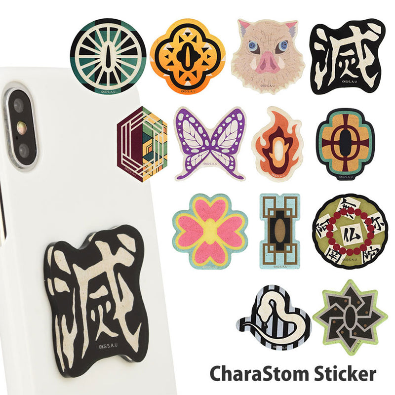 DEMON SLAYER - Official Chara Custom Stickers / Mitsuri Kanroji / Smartphone Sticker