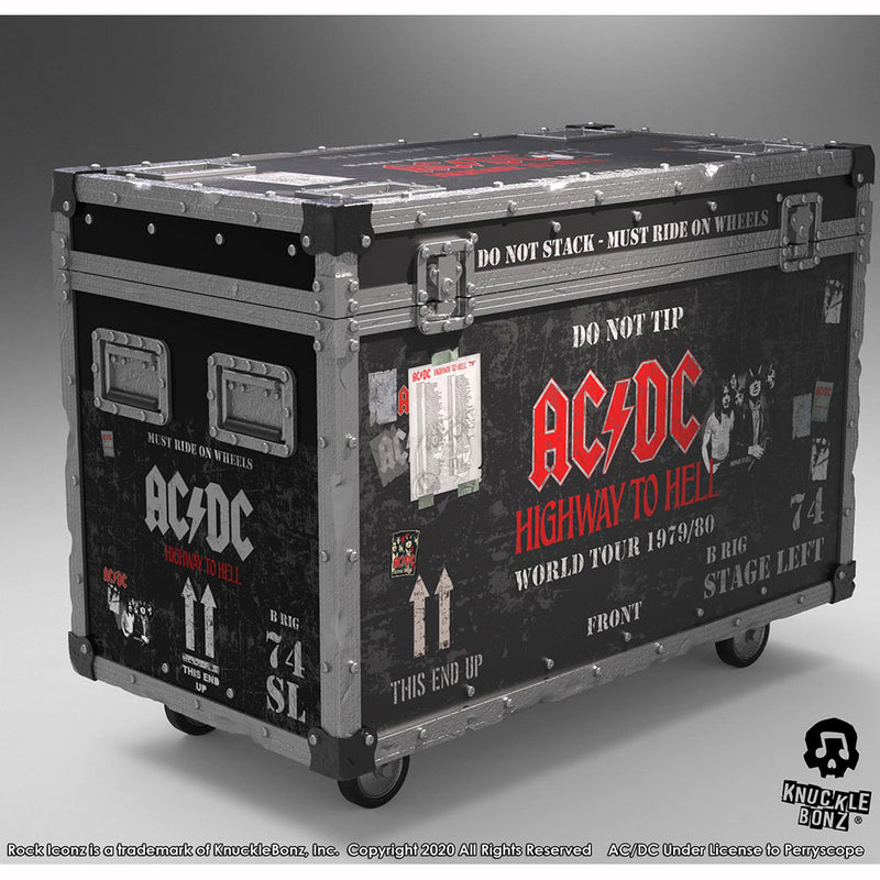 AC/DC - Official Highway To Hell Road Case + Stage Backdrop / On Tour Series Collectible / Limited Edition 3000 / Interior Figurine