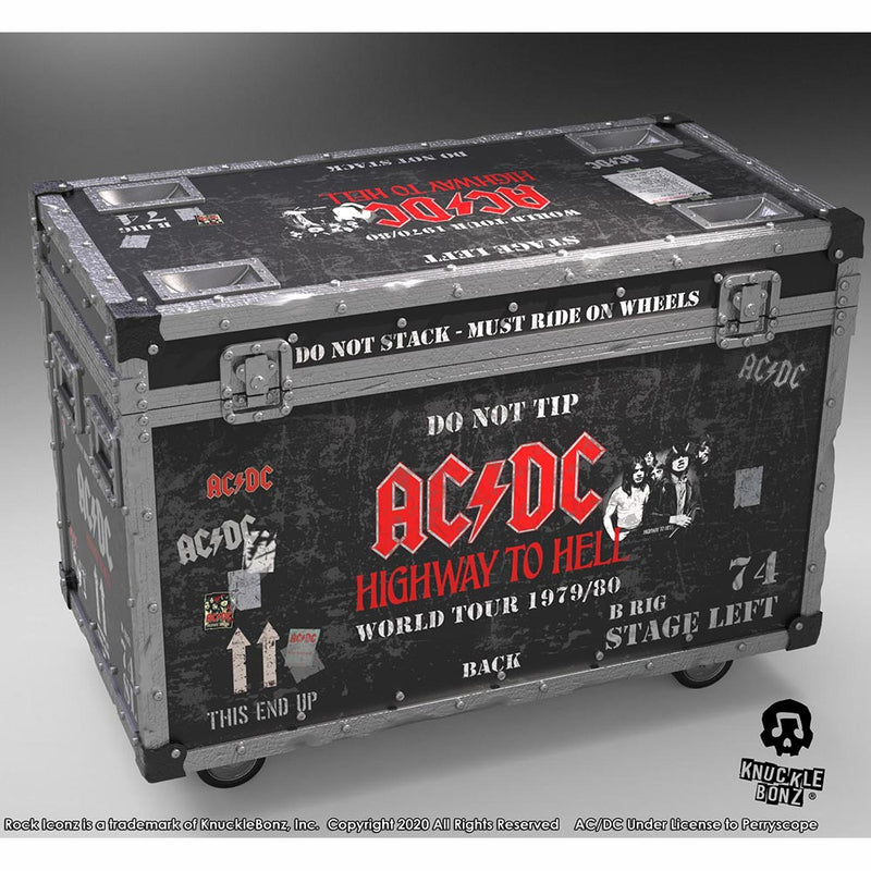 AC/DC - Official Highway To Hell Road Case + Stage Backdrop / On Tour Series Collectible / Limited Edition 3000 / Interior Figurine