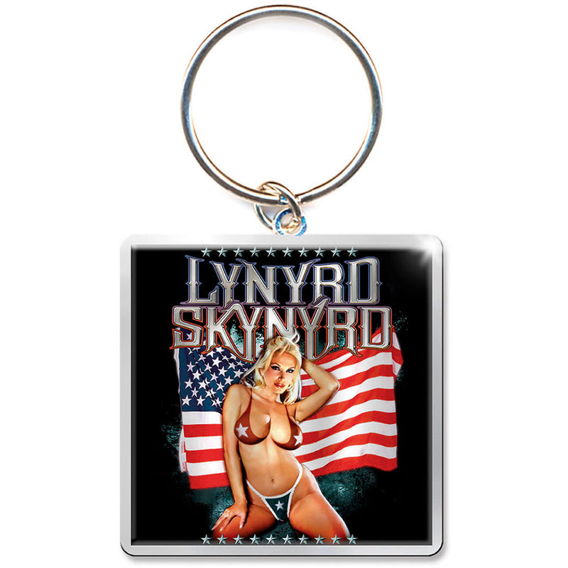 LYNYRD SKYNYRD - Official American Flag (Photo-Print) / keychain
