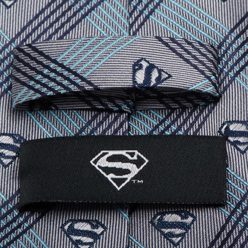 SUPERMAN - Official Gray Plaid Tie / Tie / Men's