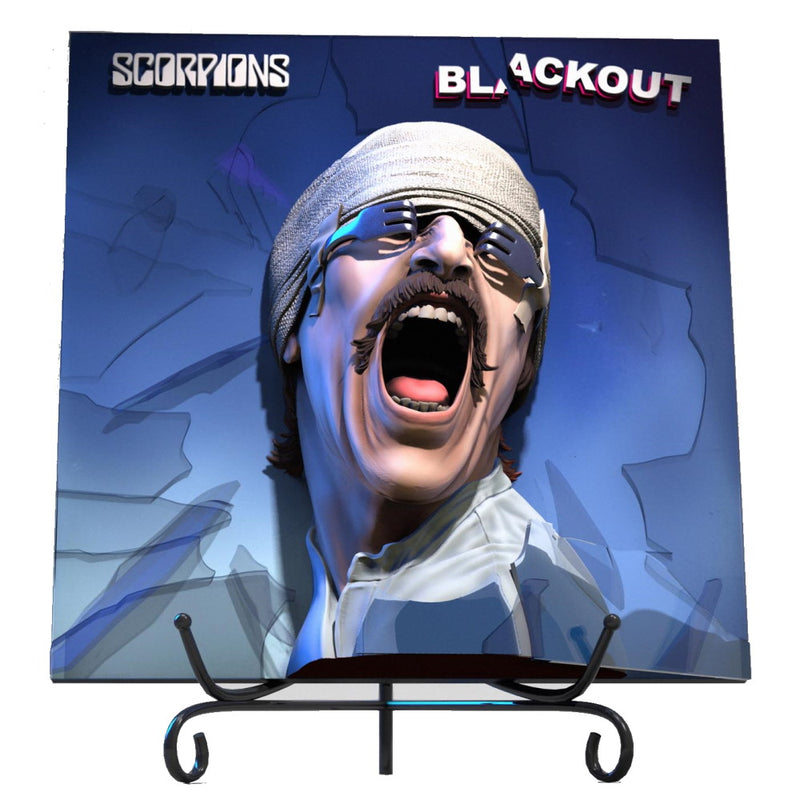 SCORPIONS - Official Blackout 3D Vinyl / Limited Edition 1982 / Interior Figurine