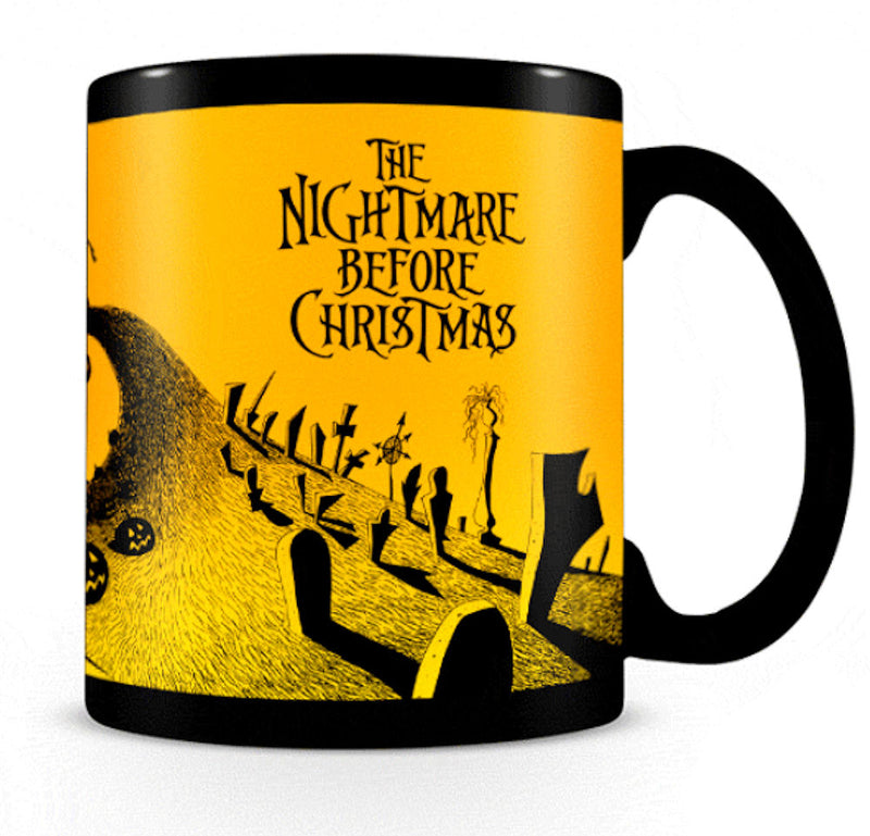 NIGHTMARE BEFORE CHRISTMAS - Official Graveyard Scene / Magic Mug / Mug