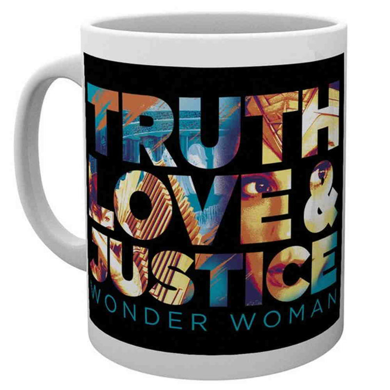 WONDER WOMAN - Official 1984 / Truth, Love & Justice / Mug