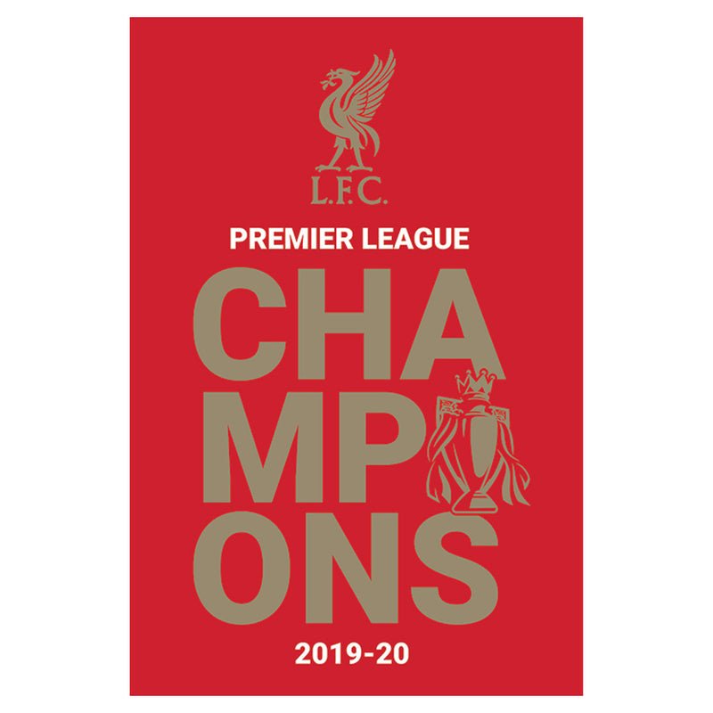 LIVERPOOL FC - Official Champions 2019/20 Logo / Poster
