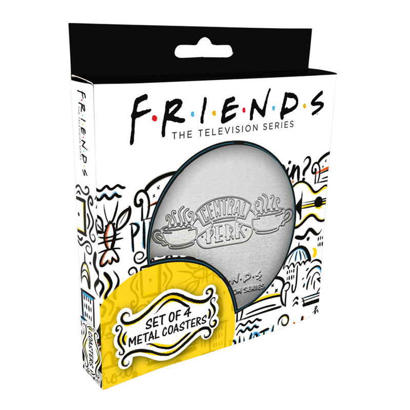 FRIENDS - Official Metal Drinks Coaster 4 Sheets Set / Coaster