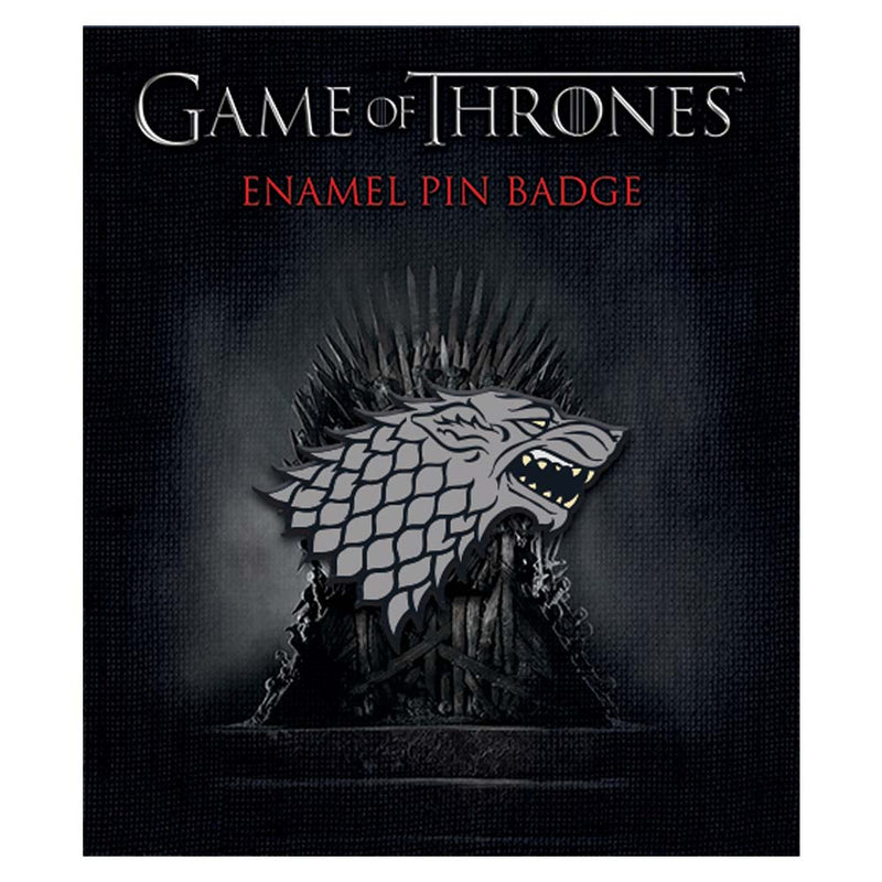 GAME OF THRONES - Official Stark / Metal Pin Badge / Button Badge