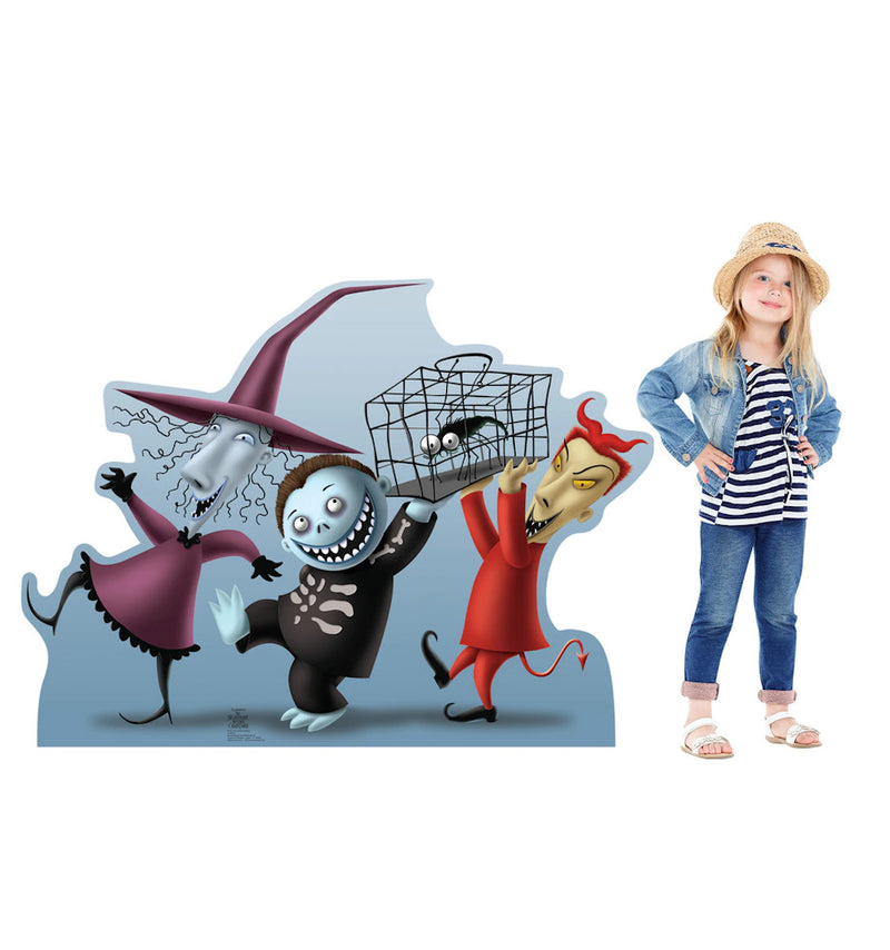 NIGHTMARE BEFORE CHRISTMAS - Official Lock Shock And Barrel / Standee
