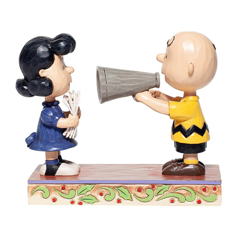 PEANUTS - Official Charlie Brown And Lucy Director / Jim Shore / Figure