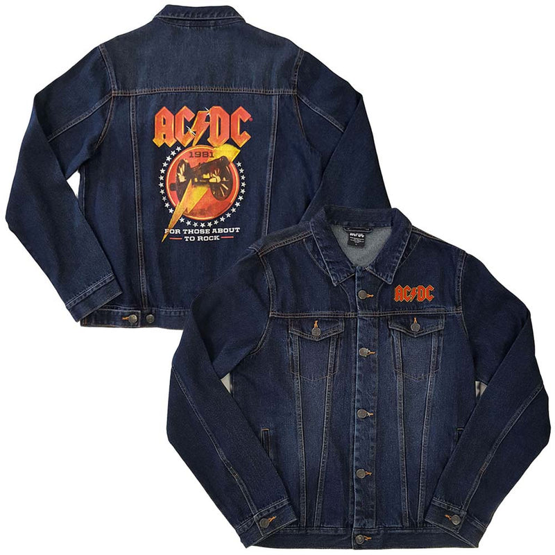 AC/DC - Official Yes About To Rock / Back Print / Outerwear / Men's